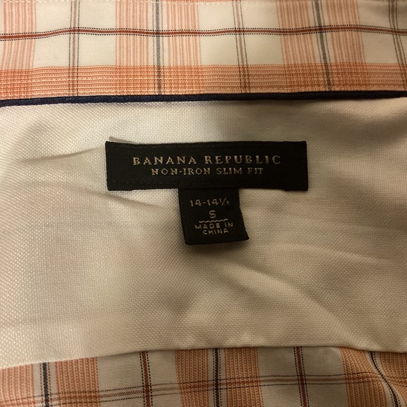 Men’s Banana Republic cotton button down shirt size small - Picture 7 of 9